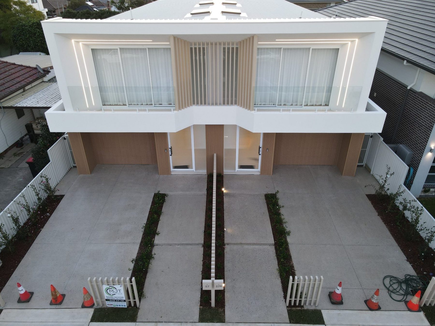 Completed duplex by MJT Projects